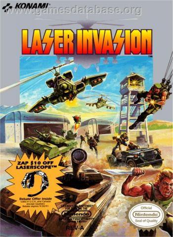Cover Laser Invasion for NES
